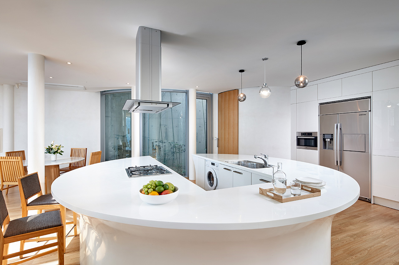  Jeju Art Villas Block B, Dominique Perrault 74 pyeong - A room suitable for 6 guests with an entrance on the second floor